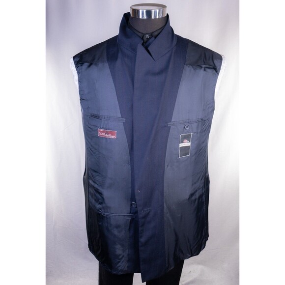 VITO RUFOLO Vitale Barberis Canonico Double Breasted Sz 42L Striped Suit Jacket - Picture 10 of 16